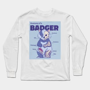 Anatomy of a Badger Long Sleeve T-Shirt